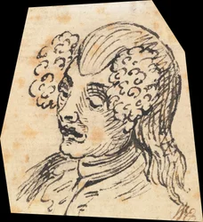 Grotesk mannelijk hoofd